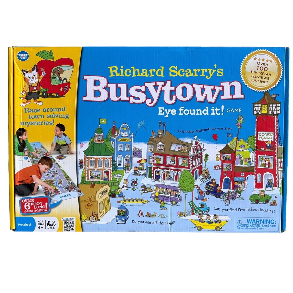 Wonder Forge Richard Scarry's Busytown Eye Found It Game Kids Board Game